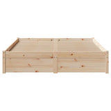 Cadre de lit sans matelas 120x190 cm bois de pin massif