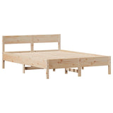 Cadre de lit sans matelas 120x190 cm bois de pin massif