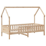 Cadre de lit enfants avec tiroirs sans matelas 90x200 cm bois