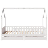 Cadre de lit enfants avec tiroirs sans matelas 90x190 cm bois