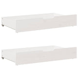 Cadre de lit enfants avec tiroirs sans matelas 90x190 cm bois