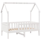 Cadre de lit enfant avec tiroirs sans matelas 80x160 cm bois