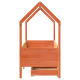 Cadre de lit enfant avec tiroirs sans matelas 80x160 cm bois