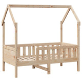 Cadre de lit enfant avec tiroirs sans matelas 70x140 cm bois