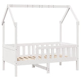 Cadre de lit enfant avec tiroirs sans matelas 70x140 cm bois