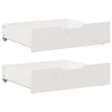 Cadre de lit enfant avec tiroirs sans matelas 70x140 cm bois