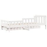 Day bed with drawers without mattress 90x190 cm solid wood