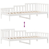 Day bed with drawers without mattress 90x190 cm solid wood