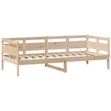 Lit de jour avec tiroirs sans matelas 90x190 cm bois massif