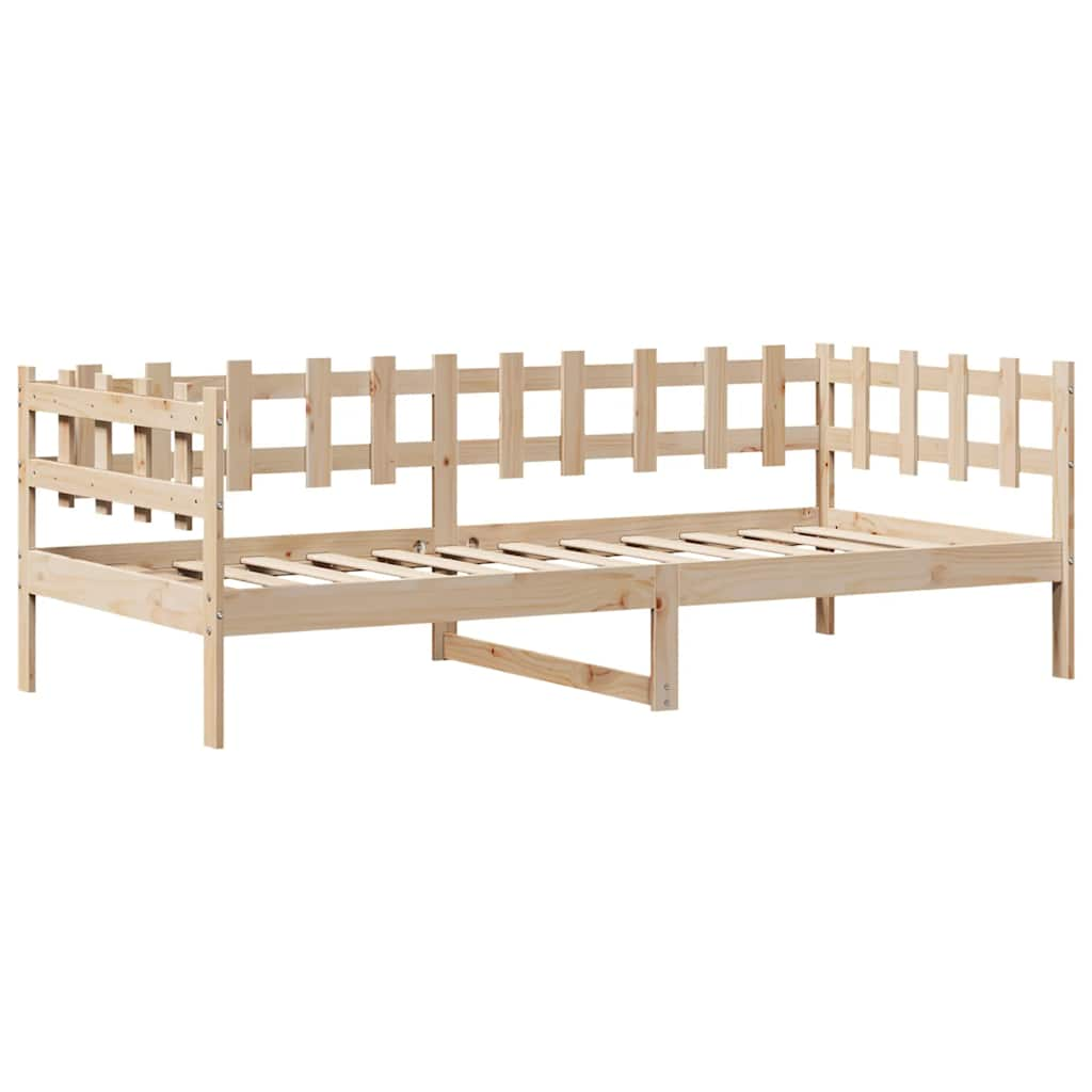 Lit de jour avec tiroirs sans matelas 90x190 cm bois massif