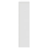 White radiator cover 78x20x82 cm engineered wood