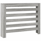 Cache-radiateur sonoma gris 104x20x82 cm bois d'ingénierie