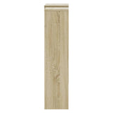 Cache-radiateur chêne sonoma 205x21,5x83,5 cm bois d'ingénierie