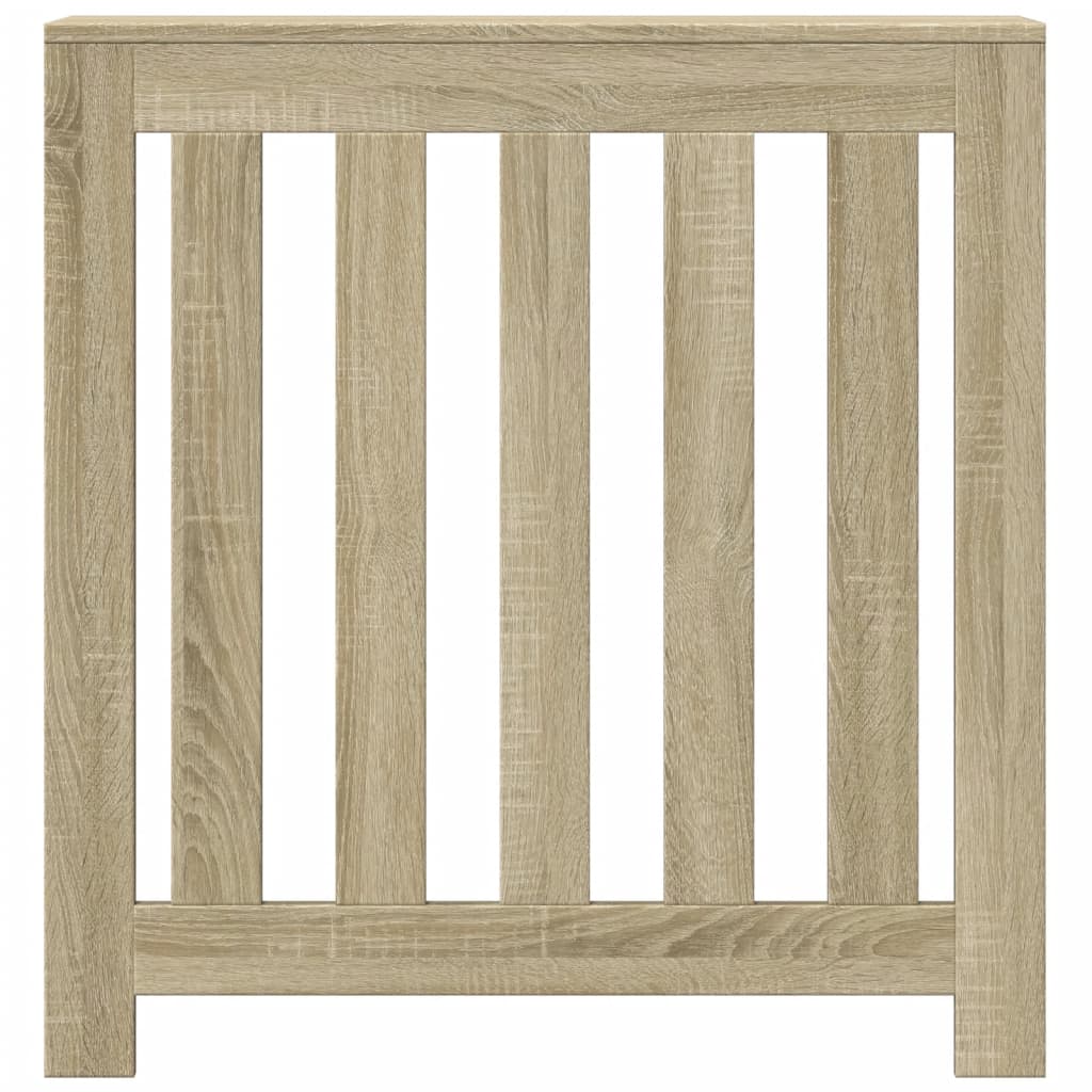 Cache-radiateur chêne sonoma 78x20x82 cm bois d'ingénierie