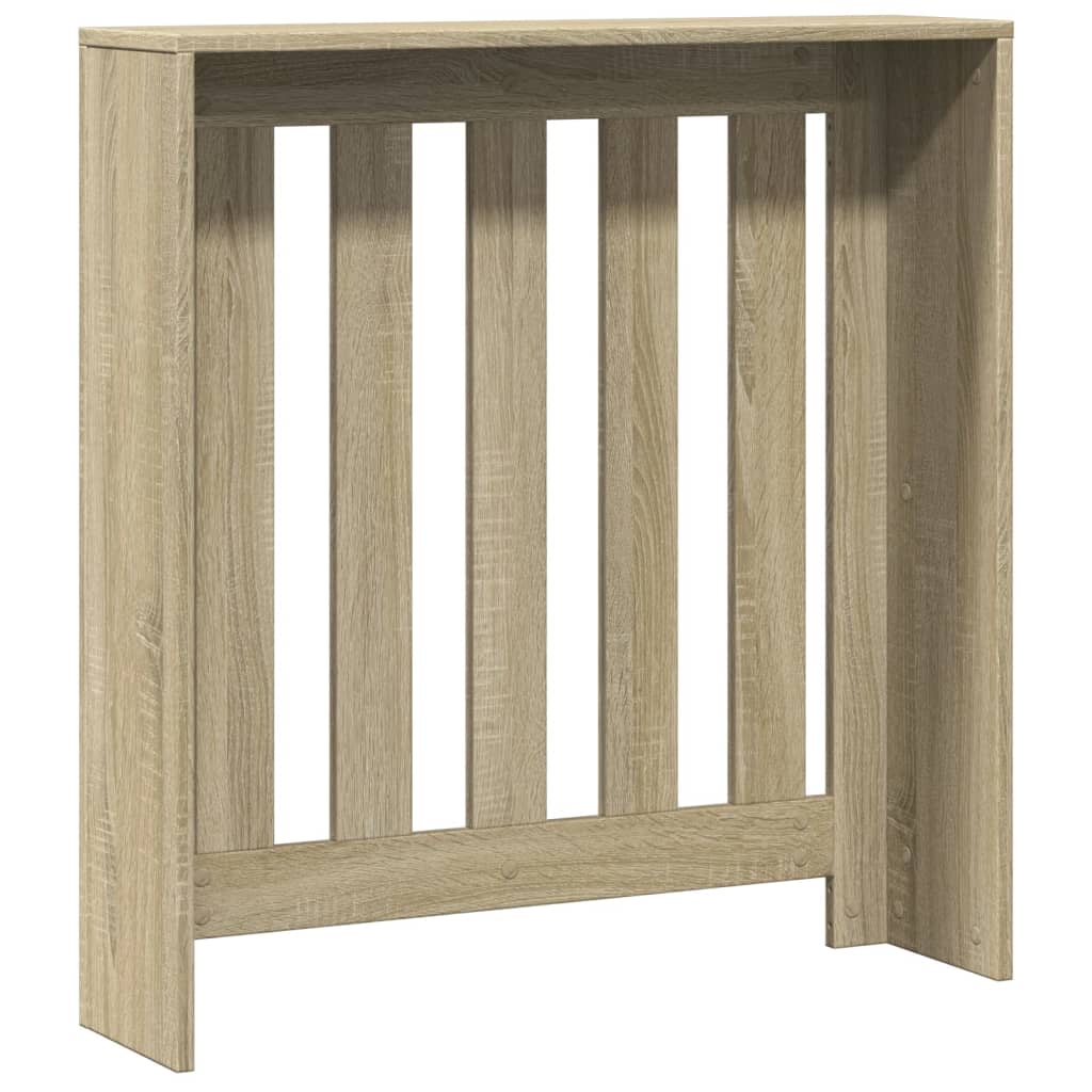 Cache-radiateur chêne sonoma 78x20x82 cm bois d'ingénierie