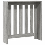 Cache-radiateur sonoma gris 78x20x82 cm bois d'ingénierie