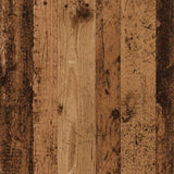 Cache-radiateur vieux bois 104x20x82 cm bois d'ingénierie