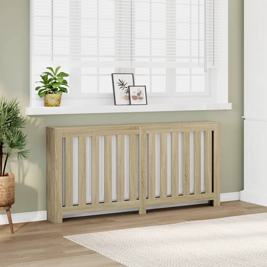 Sonoma oak radiator cover 175x20x82 cm engineered wood