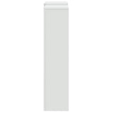 White radiator cover 205x21.5x83.5 cm engineered wood