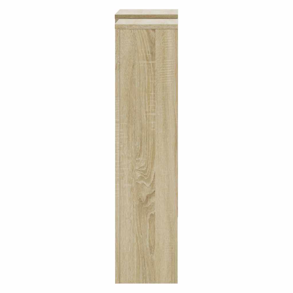 Cache-radiateur chêne sonoma 205x21,5x83,5 cm bois d'ingénierie