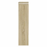 Cache-radiateur chêne sonoma 205x21,5x83,5 cm bois d'ingénierie