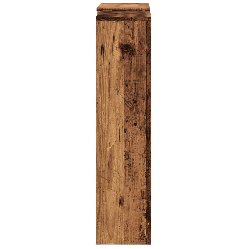 Cache-radiateur vieux bois 205x21,5x83,5 cm bois d'ingénierie