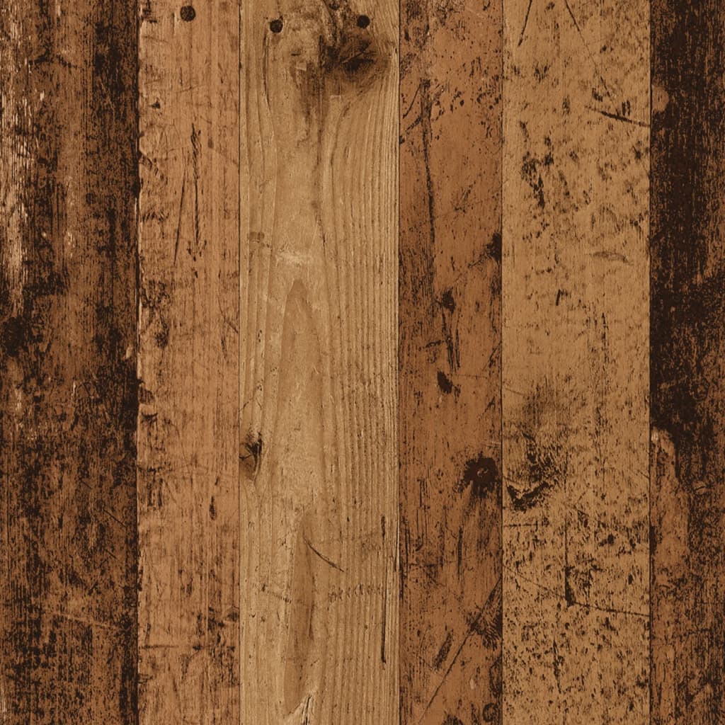 Cache-radiateur vieux bois 205x21,5x83,5 cm bois d'ingénierie