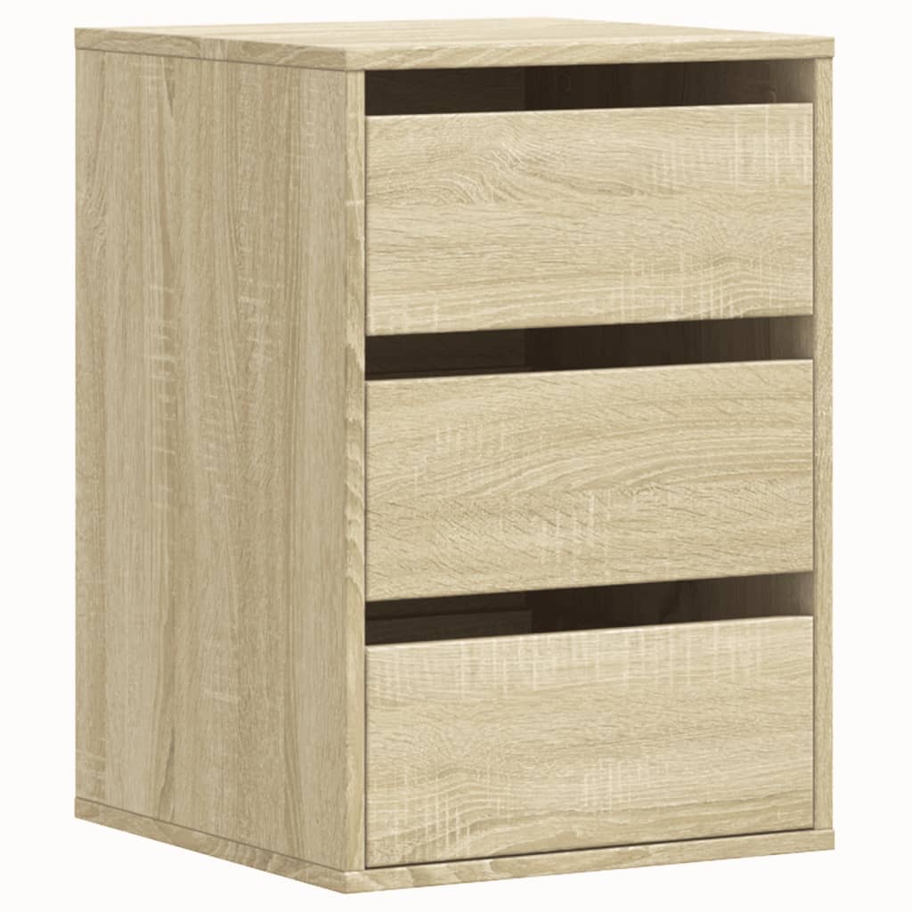 Sonoma oak corner chest of drawers 40x41x58 cm engineered wood