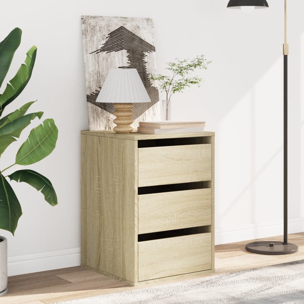 Sonoma oak corner chest of drawers 40x41x58 cm engineered wood