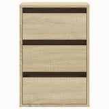 Sonoma oak corner chest of drawers 40x41x58 cm engineered wood