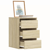 Sonoma oak corner chest of drawers 40x41x58 cm engineered wood