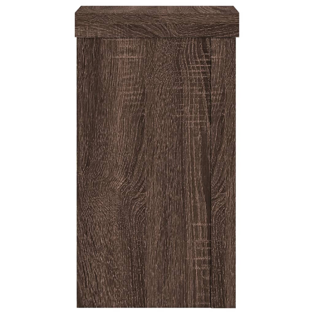 Plant Stands 2 pcs Oak Brown Engineered Wood