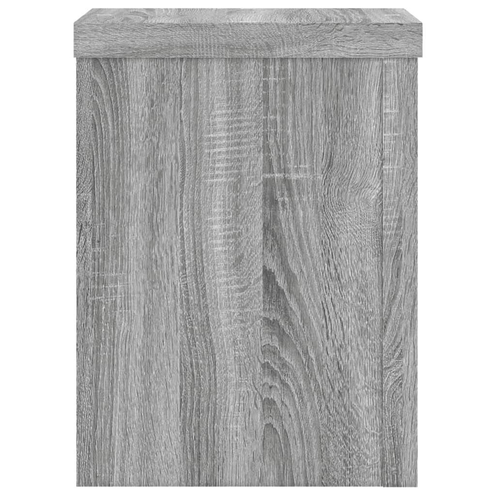 Plant Stands 2 pcs Sonoma Gray Engineered Wood