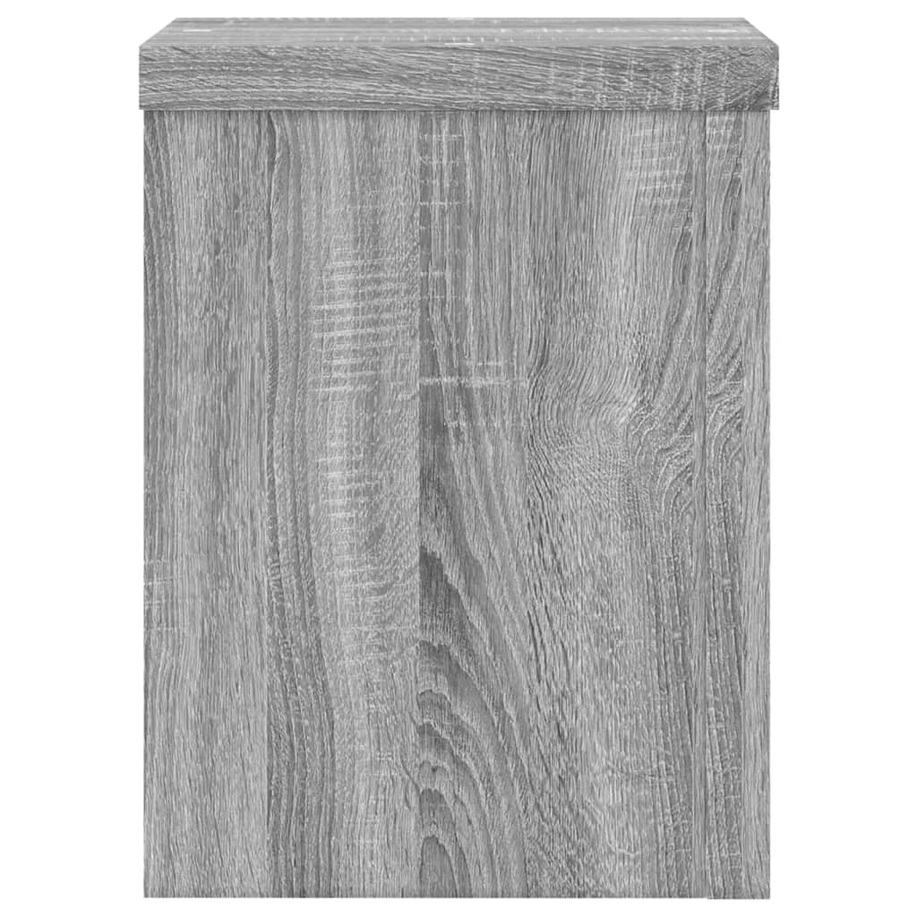 Plant Stands 2 pcs Sonoma Gray Engineered Wood