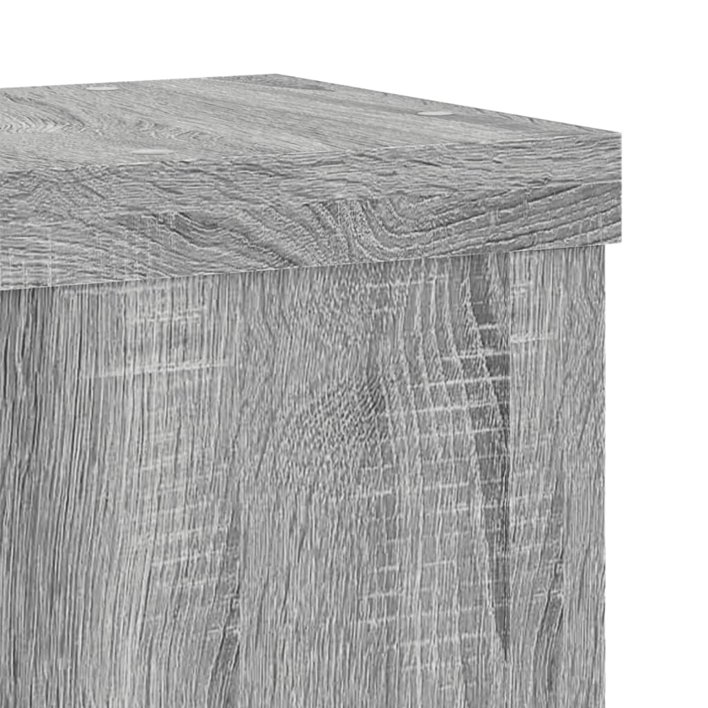 Plant Stands 2 pcs Sonoma Gray Engineered Wood