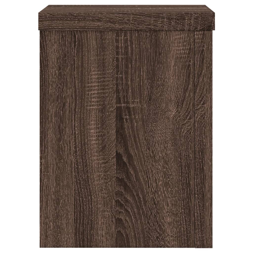 Plant Stands 2 pcs Oak Brown Engineered Wood