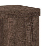 Plant Stands 2 pcs Oak Brown Engineered Wood