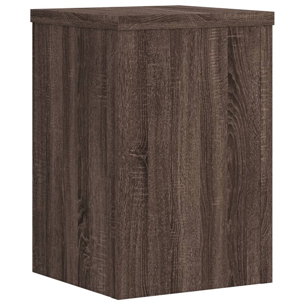 Plant Stands 2 pcs Oak Brown Engineered Wood