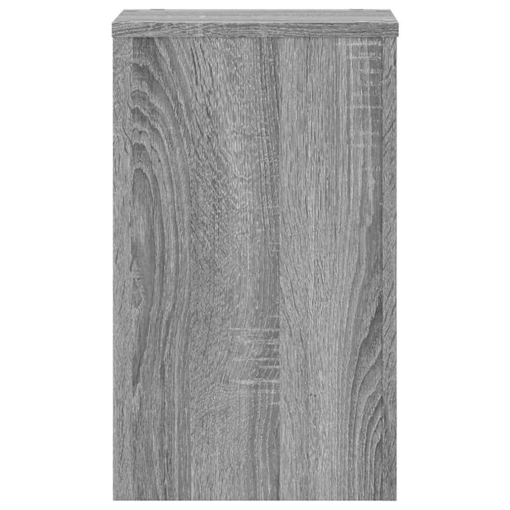 Plant Stands 2 pcs Sonoma Gray Engineered Wood