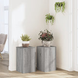 Plant Stands 2 pcs Sonoma Gray Engineered Wood