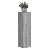 Supports pour plantes 2 pcs sonoma gris bois d'ingénierie