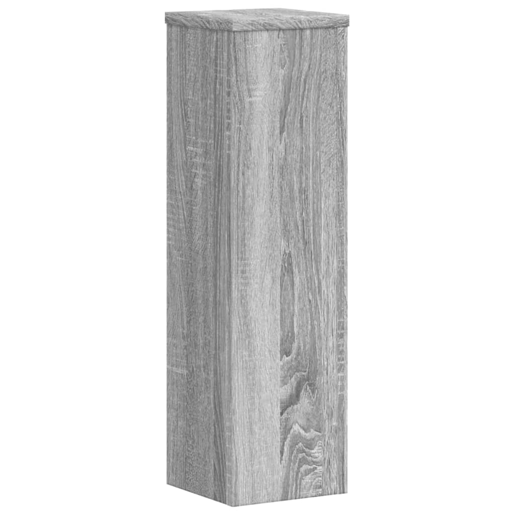 Supports pour plantes 2 pcs sonoma gris bois d'ingénierie