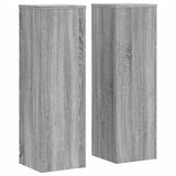 Supports pour plantes 2 pcs sonoma gris bois d'ingénierie