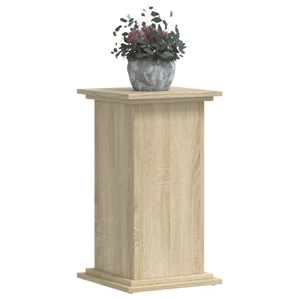 Support pour plantes chêne sonoma 33x33x60 cm bois d'ingénierie