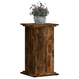 Plant stand smoked oak 33x33x60 cm engineered wood