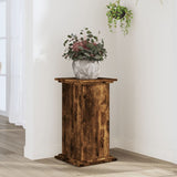 Plant stand smoked oak 33x33x60 cm engineered wood