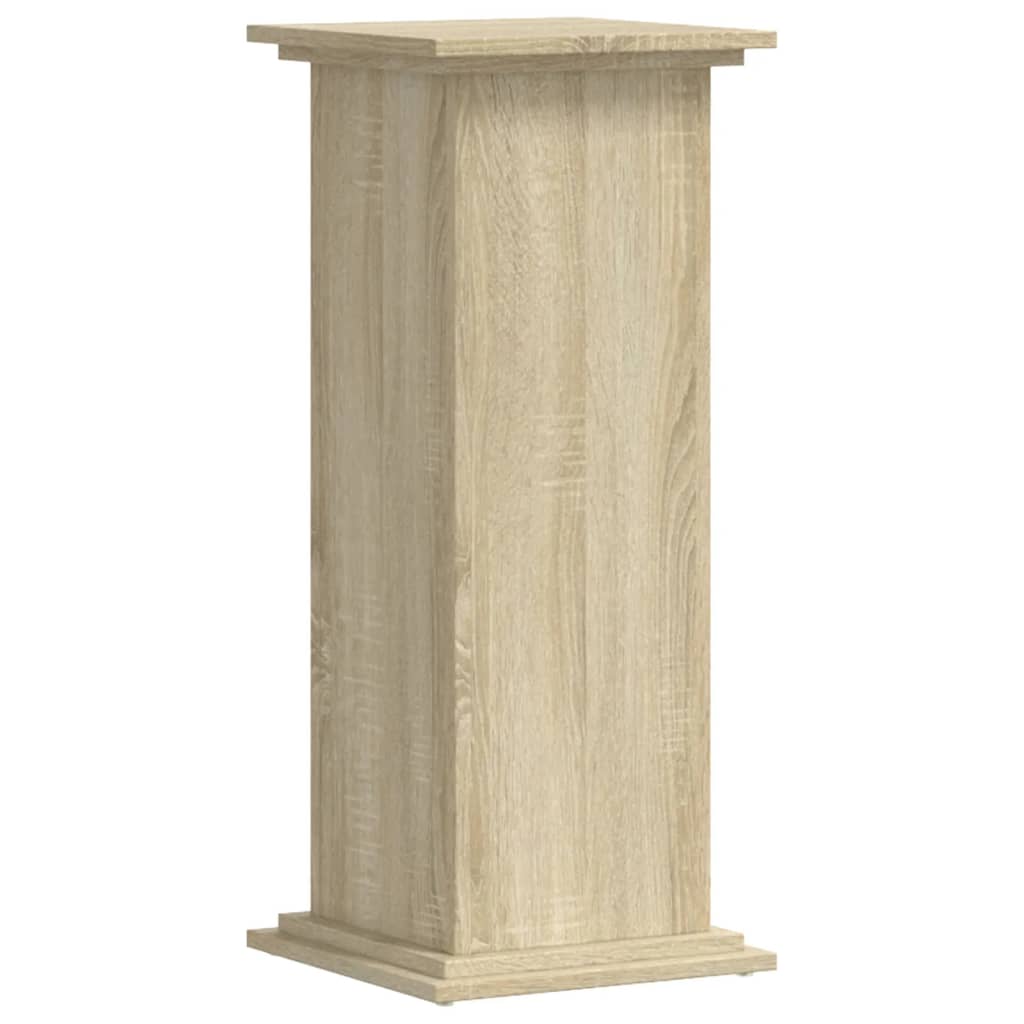 Support pour plantes chêne sonoma 33x33x80 cm bois d'ingénierie