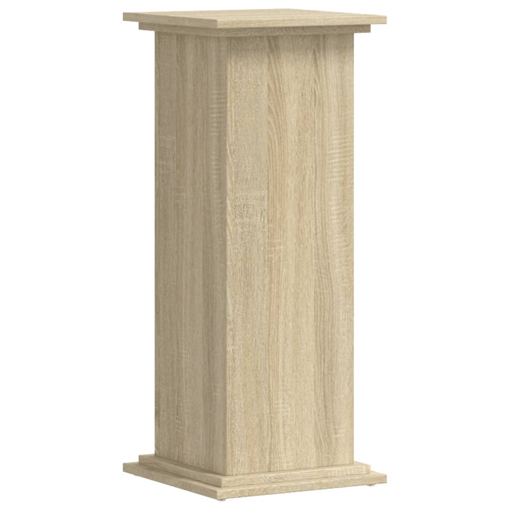 Support pour plantes chêne sonoma 33x33x80 cm bois d'ingénierie