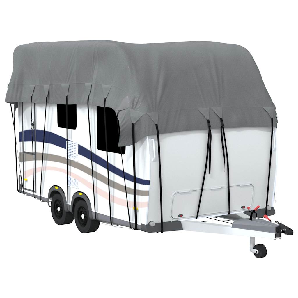 Grey caravan roof cover 600x300 cm non-woven fabric