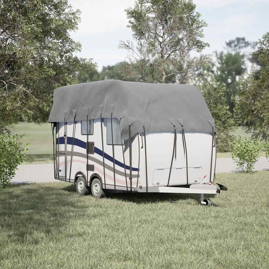 Grey caravan roof cover 600x300 cm non-woven fabric